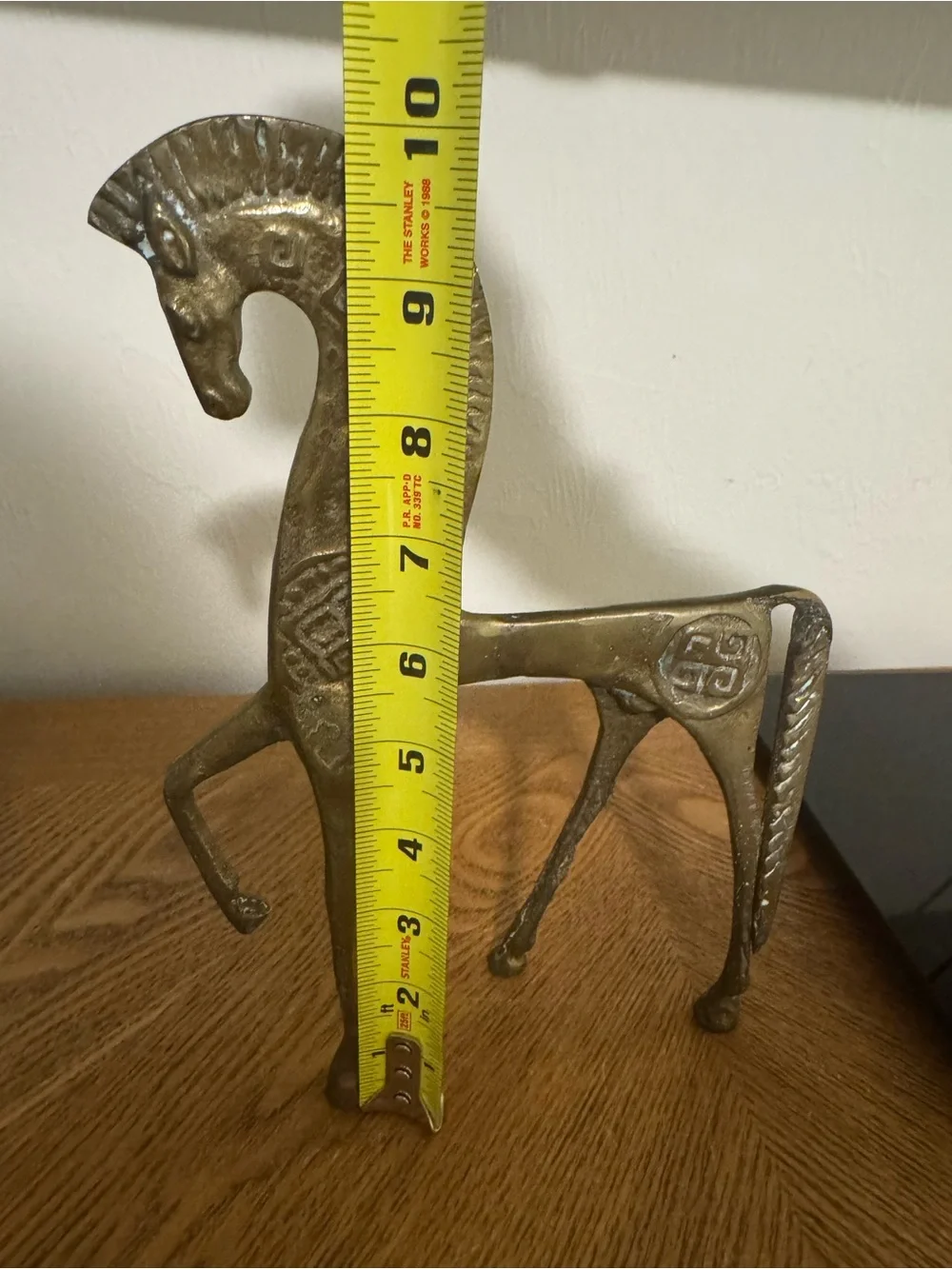 Vintage Brass Horse Sculpture Decorative Accent Frederick Weinberg Style